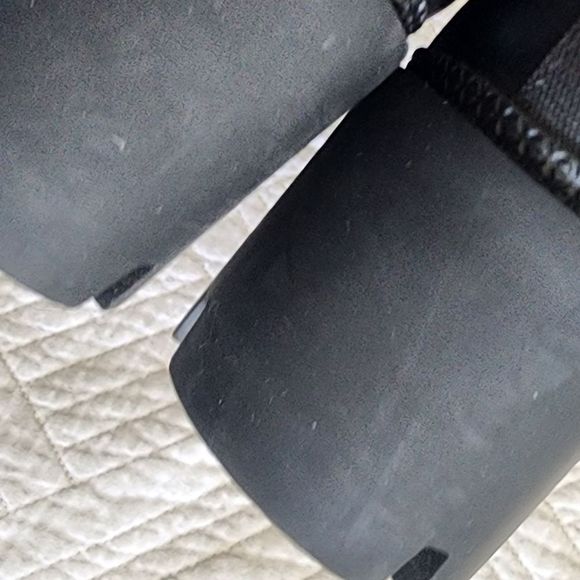 Schutz cory quilted lace up chunky heel combat boots - Picture 9 of 12